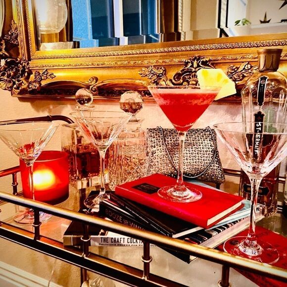 ♥️ Zweisel Glas crystal Martini glasses, set of 4 - Picture 4 of 16